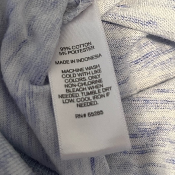 Express White & Blue Hooded Lightweight Sweatshirt - Picture 11 of 11